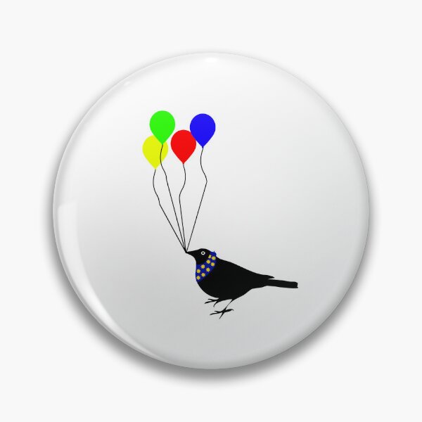 Artikelvorschau, Bunter Ballon mit Haussperling entworfen und verkauft von UniqueDesignHub.