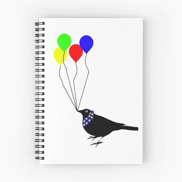 Artikelvorschau, Bunter Ballon mit Haussperling entworfen und verkauft von UniqueDesignHub.