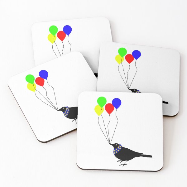 Item preview, Colorful ballon with house  Sparrow designed and sold by UniqueDesignHub.