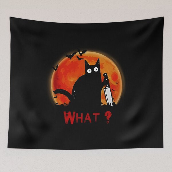 Item preview, Halloween Black cat what sunset  designed and sold by EllenEngelman.