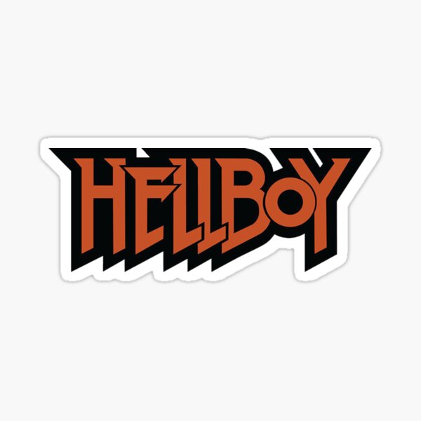 Hellboy Logo Sticker Sticker For Sale By Godleyhincki Redbubble