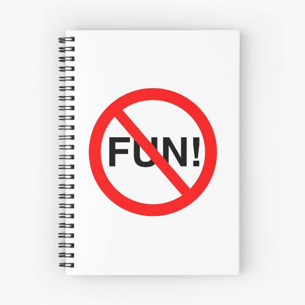 Item preview, NO FUN SIGN designed and sold by KinkyKaiju.