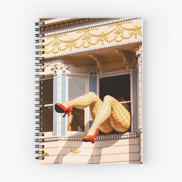 Item preview, Giant Sexy Fishnet Legs Sticking Out of the Window - Haight St. designed and sold by Buckwhite.