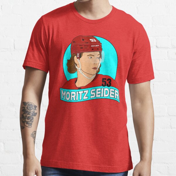 Mo's Hard Seider Detroit Hockey Moritz Seider T-shirt -  Sweden