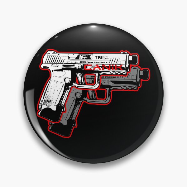 Item preview, Canik TP-9 TP9 Pistol 3D Retro Anime Gun - Grey Wolf designed and sold by Warhawk Designs.