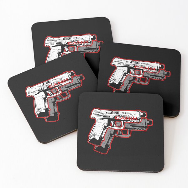 Item preview, Canik TP-9 TP9 Pistol 3D Retro Anime Gun - Grey Wolf designed and sold by Warhawk Designs.