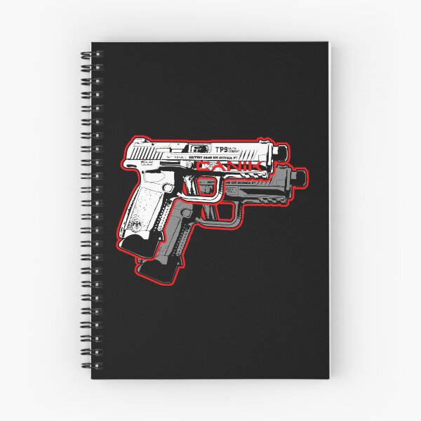 Item preview, Canik TP-9 TP9 Pistol 3D Retro Anime Gun - Grey Wolf designed and sold by Warhawk Designs.