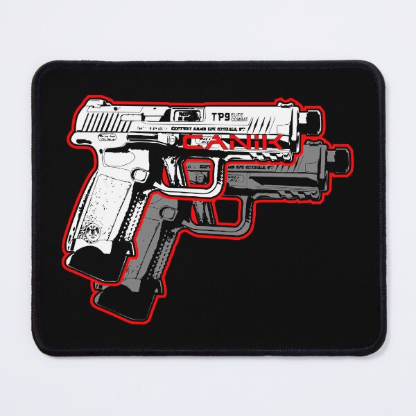 Item preview, Canik TP-9 TP9 Pistol 3D Retro Anime Gun - Grey Wolf designed and sold by Warhawk Designs.