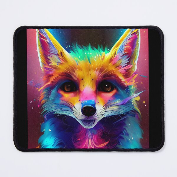 Item preview, Paint Splatter Adorable Fox designed and sold by abhaley.