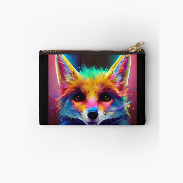Item preview, Paint Splatter Adorable Fox designed and sold by abhaley.