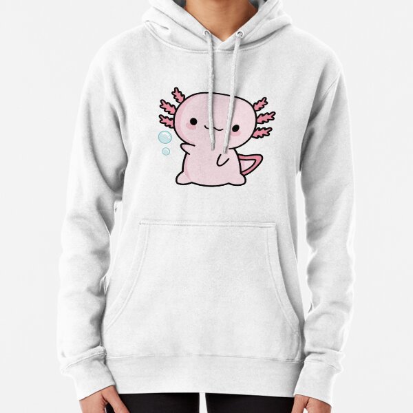 Item preview, Cute Axolotl Salute designed and sold by XoTheMonster.