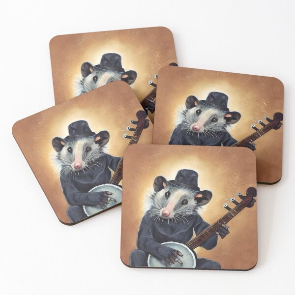 Item preview, Opossum playing a Banjo designed and sold by Jaraz.