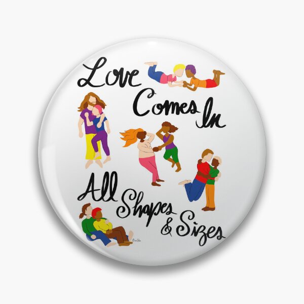Item preview, Love Comes in All Shapes & Sizes: LGBTQIA+ - Love is Love - LGBTQ designed and sold by EcoElsa.