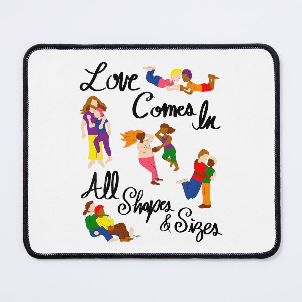 Item preview, Love Comes in All Shapes & Sizes: LGBTQIA+ - Love is Love - LGBTQ designed and sold by EcoElsa.