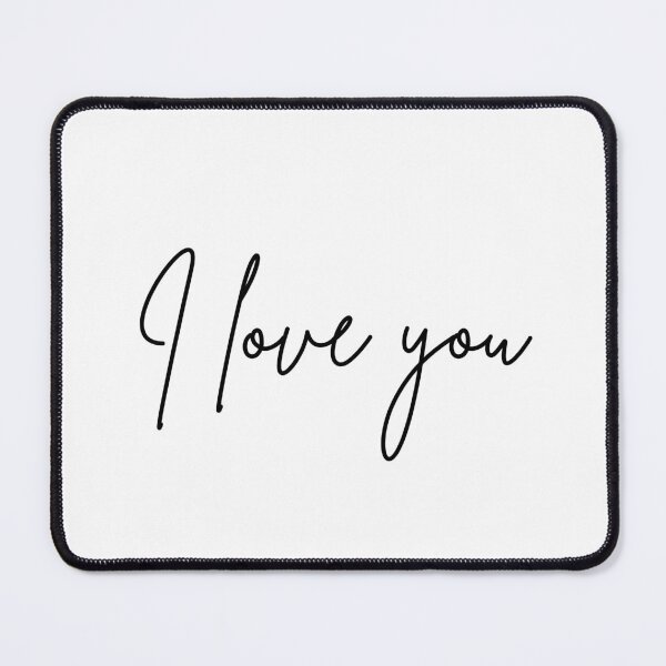 Item preview, I Love You(Motivational Quote) Typography designed and sold by Jalib.