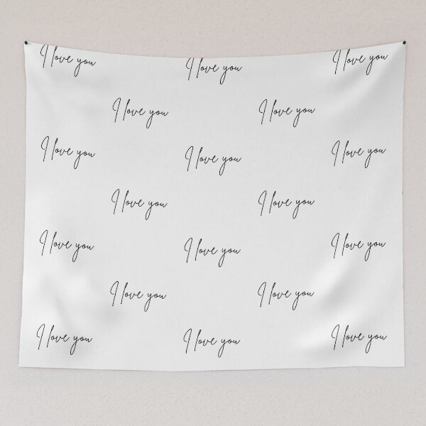 Item preview, I Love You(Motivational Quote) Typography designed and sold by Jalib.