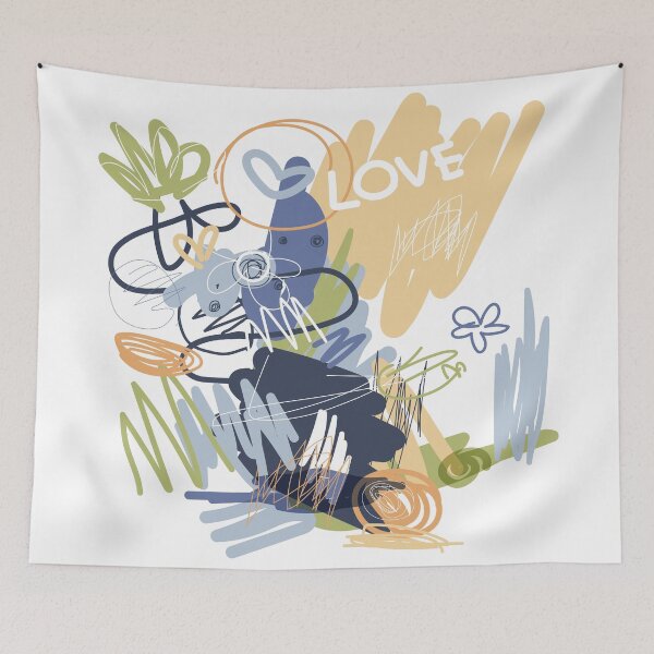 Item preview, Pastel Color Abstract expression Art designed and sold by Weedvana.