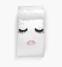 Wimpern Lippendruck Bettbezug