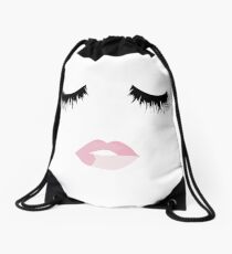 Wimpern Lippendruck Turnbeutel