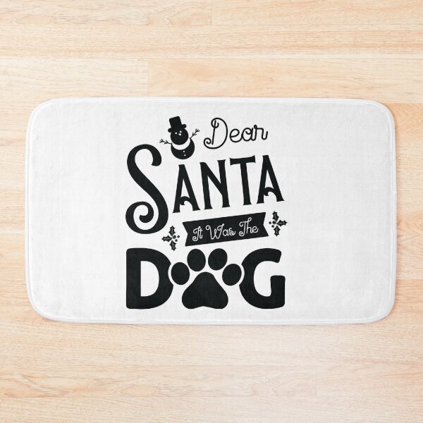 Item preview, Dear Santa It Was The Dog T-shirt | Dear Santa Shirt | Santa Shirt | Santa Hat | Dog Shirt | Dog Paw Print | Snowflake designed and sold by mahsanart.