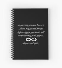 May We Meet Again Text Spiral Notebook