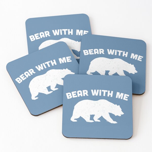 Item preview, Bear with me (white) designed and sold by Murder of Crows.