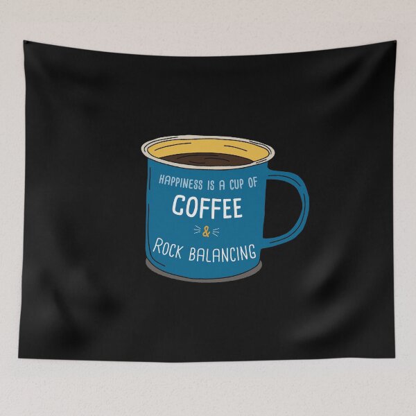 Item preview, Rock Balancing & Coffee is happiness designed and sold by orlumbuspirate.