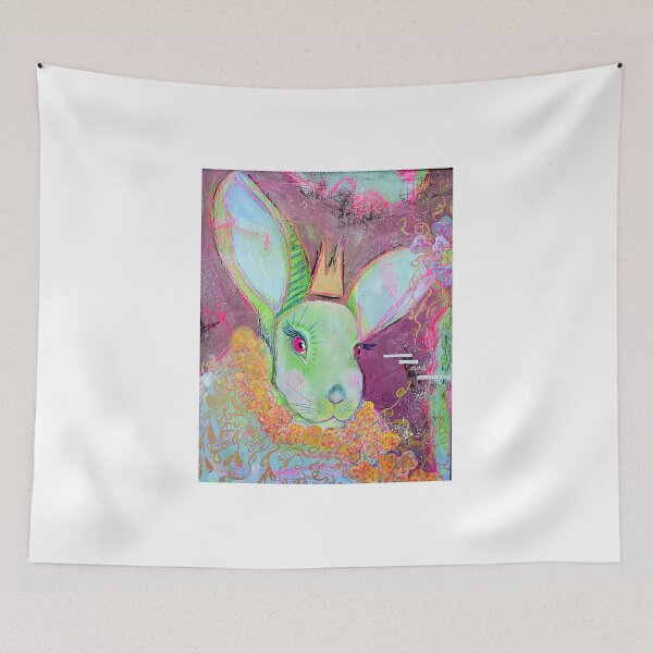 Item preview, Queen Hare designed and sold by Thebohohouseart.