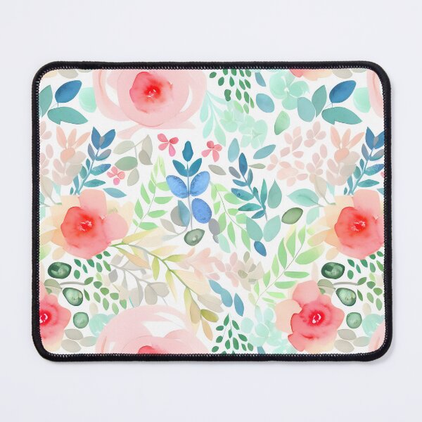 Item preview, Watercolor Flowers and Leaves designed and sold by Zemracreative.