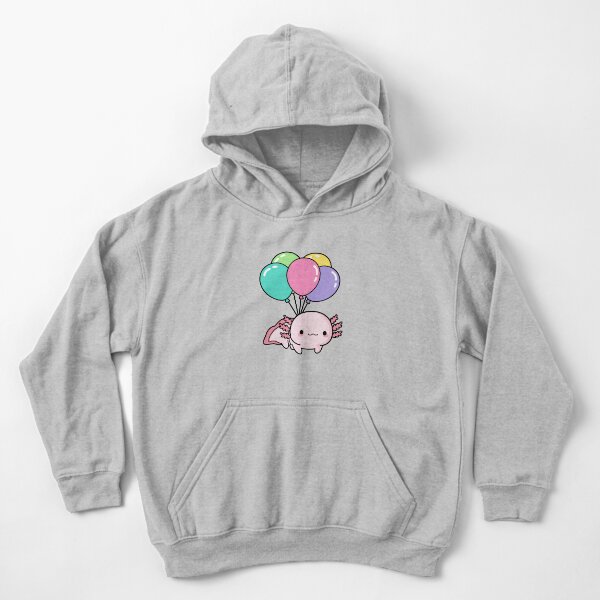 Copia de Copia de Copia de Cute Axolotl Salute Kids Pullover Hoodie