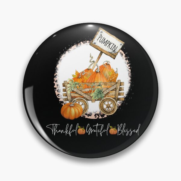 Item preview, Grateful Thankful Blessed - Happy Thanksgiving designed and sold by kash1mera.