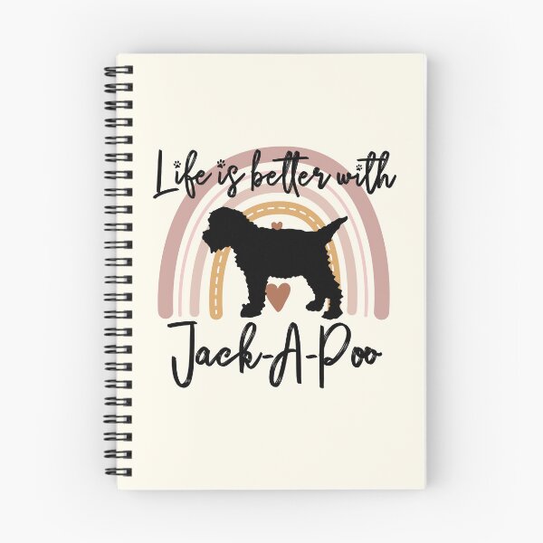 Item preview, Jack-A-Poo Dog Rainbow Aesthetic Boho designed and sold by rafaeltto.