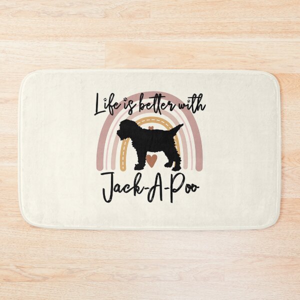 Item preview, Jack-A-Poo Dog Rainbow Aesthetic Boho designed and sold by rafaeltto.