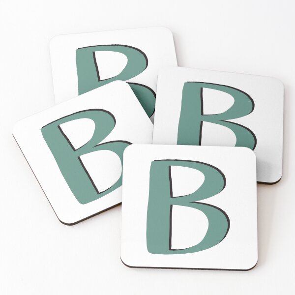 Item preview, Letter B Green initial monogram alphabet B capital designed and sold by Antique-Gifts.