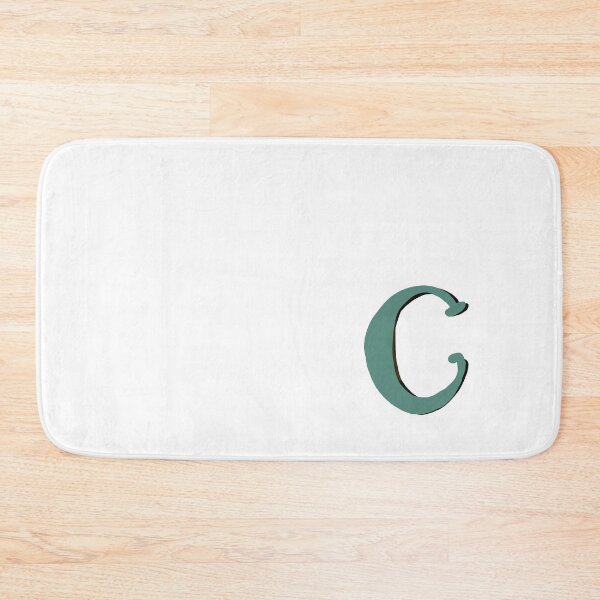 Item preview, Letter C Green initial monogram alphabet capital C  designed and sold by Antique-Gifts.