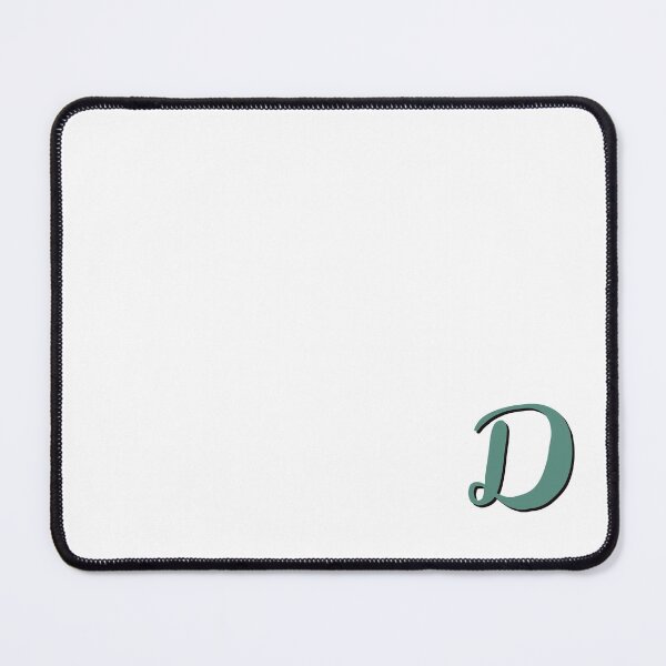 Item preview, Letter D green initial monogram alphabet D capital designed and sold by Antique-Gifts.