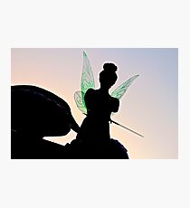 Tink Silhouette Photographic Print