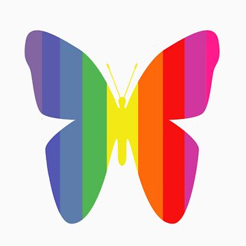 Artwork thumbnail, Butterfly Rainbow by missnmn
