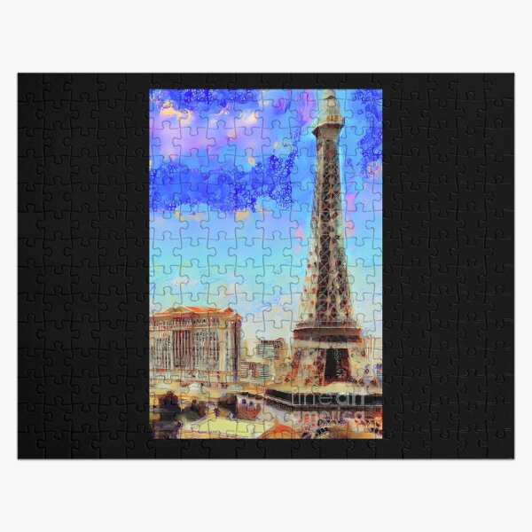 LV Blue Art Jigsaw Puzzle