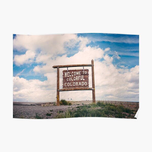 Welcome to Colorful Colorado Poster