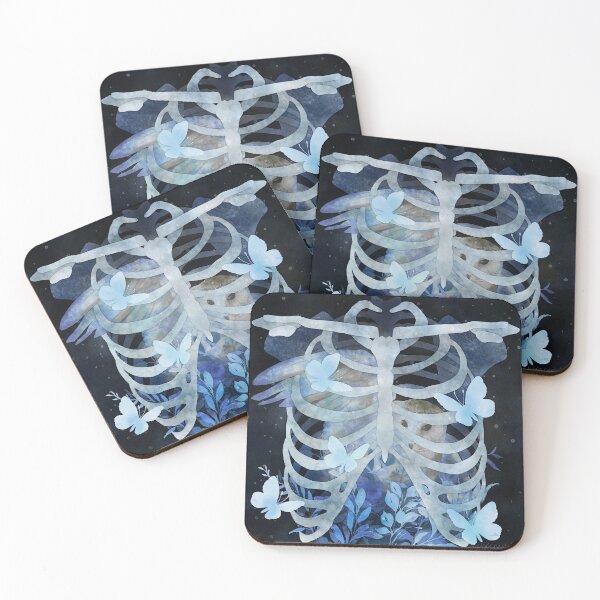 Item preview, A Captive Audience Blue Watercolor Owl Negative Painting  designed and sold by Valerie Englehart.