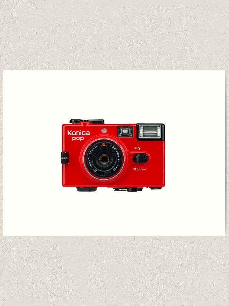 Red Konica hot Pop Camera (1982)