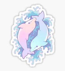 Pegatina delfines