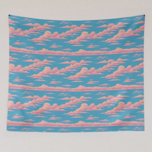 Item preview, Vaporwave Vintage Clouds designed and sold by Anagolay.
