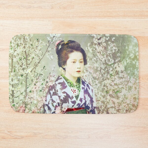 Item preview, Geisha Wearing Kimono and Cherry Blossom  By Ogawa Kazumasa designed and sold by Tamas Das.