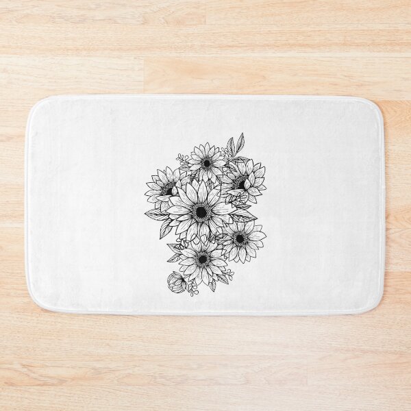 Item preview, Black and White Sunflower Fields  designed and sold by for-dreams-sake.