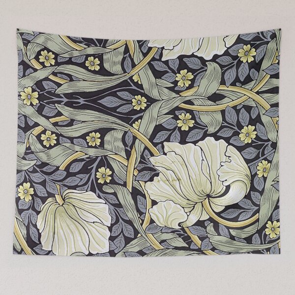 Item preview, Grey Blue William Morris Pimpernel Exhibition  designed and sold by Tamas Das.