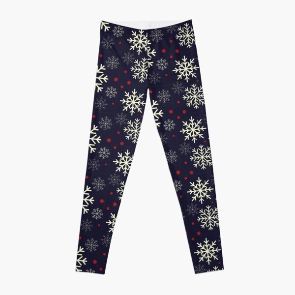 Snowflake Leggings for Sale by KathrinLegg