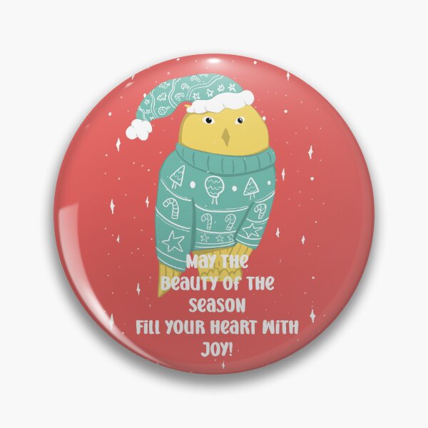 Item preview, May the beauty of the season fill your heart with Joy -  Owls Greetings collection - RYG designed and sold by MaddaMom.