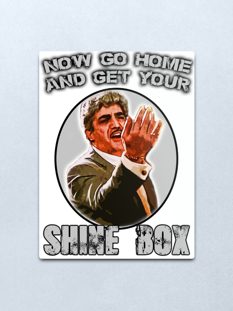 Alternate view of Shine Box Metal Print